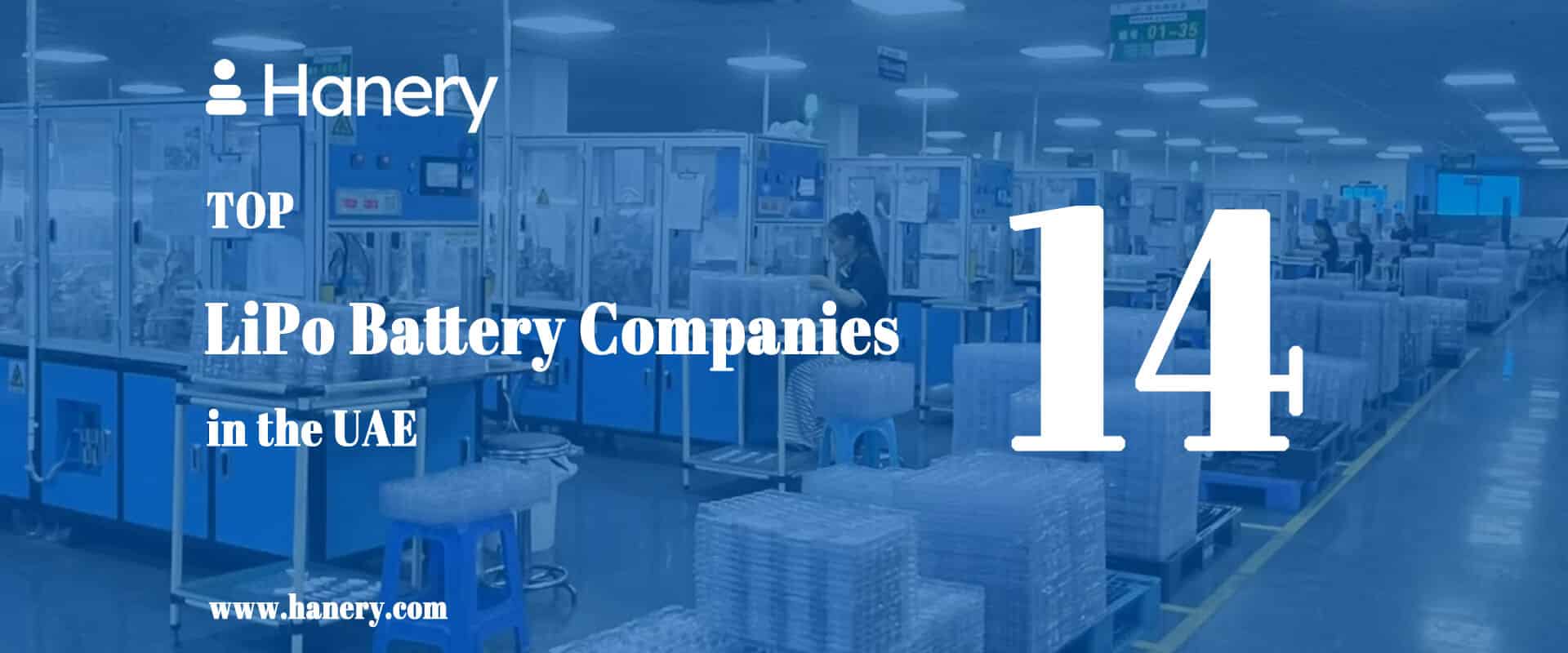 Top 14 LiPo Battery Companies in the UAE