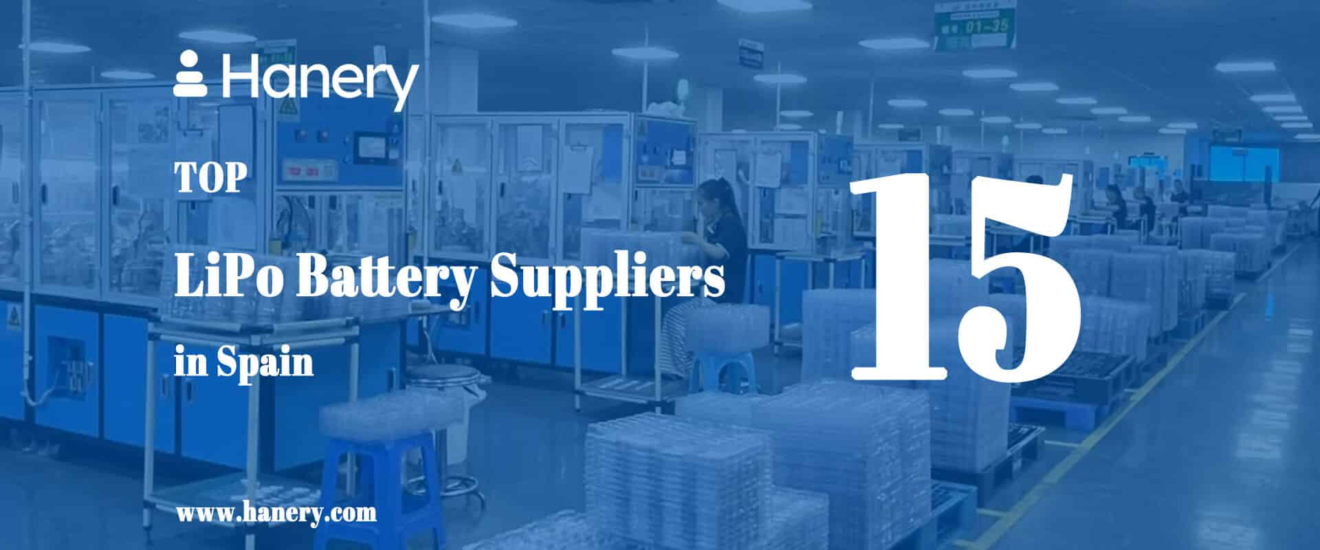 Top 15 LiPo Battery Suppliers in Spain