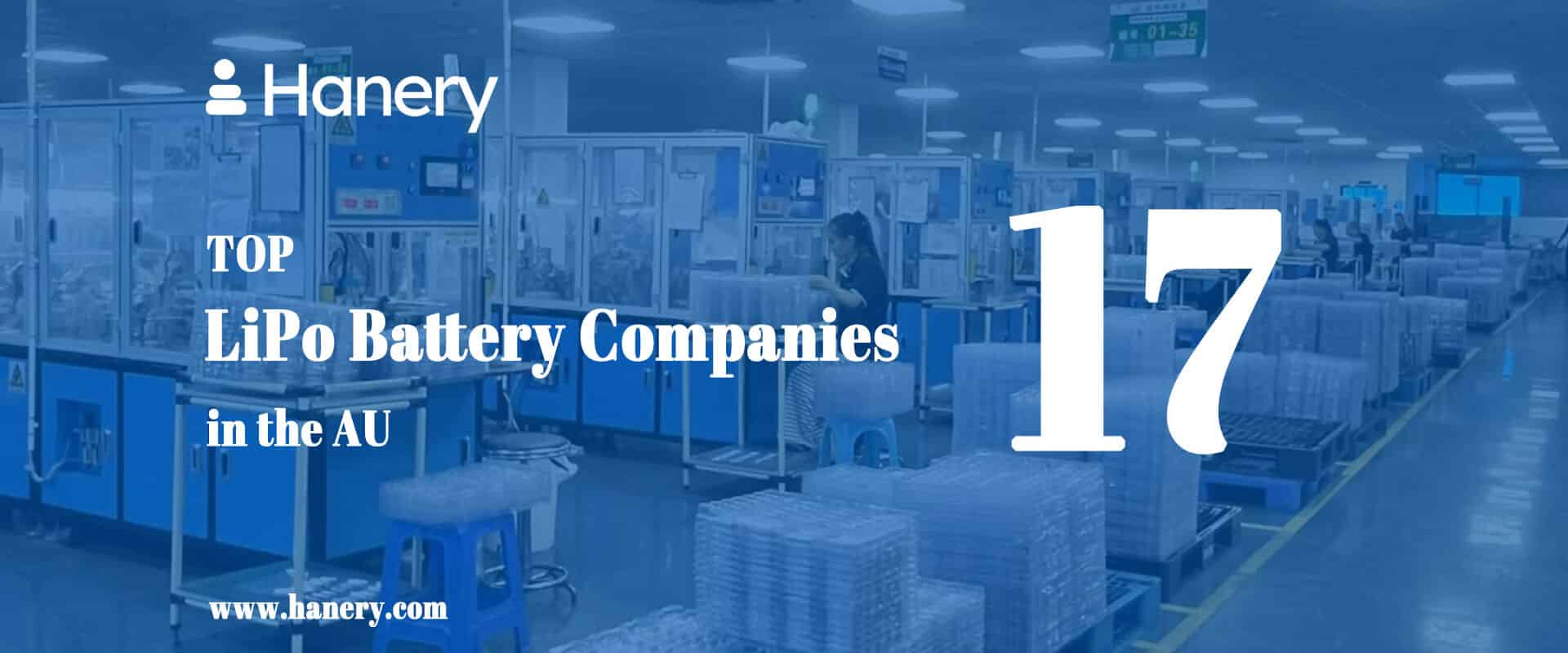 Top 17 LiPo Battery Companies in the AU