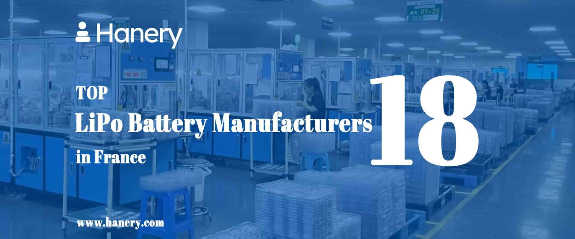 Top 18 LiPo Battery Manufacturers in France