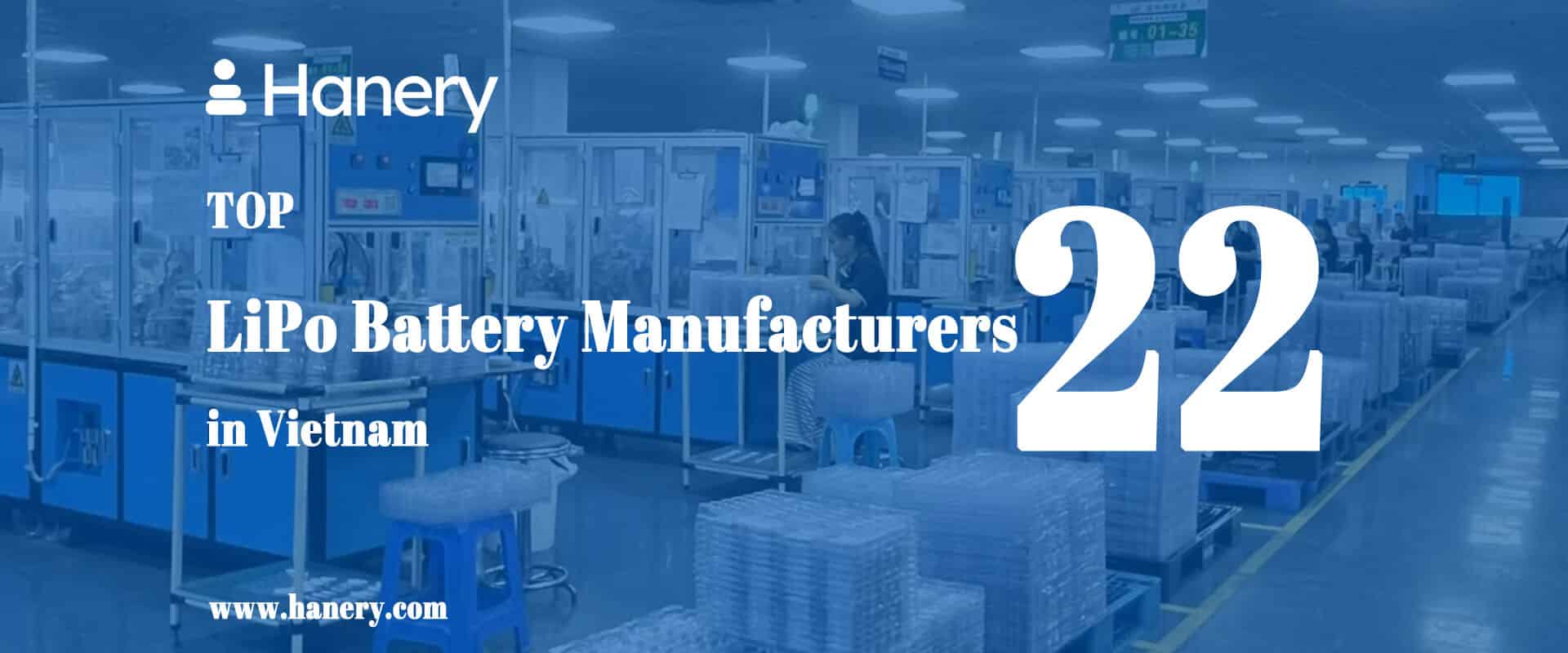 Top 22 LiPo Battery Manufacturers in Vietnam