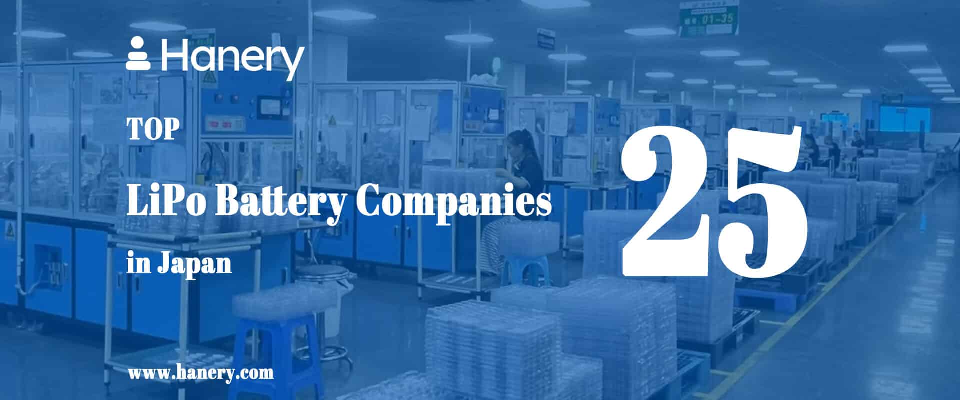 Top 25 LiPo Battery Companies in Japan