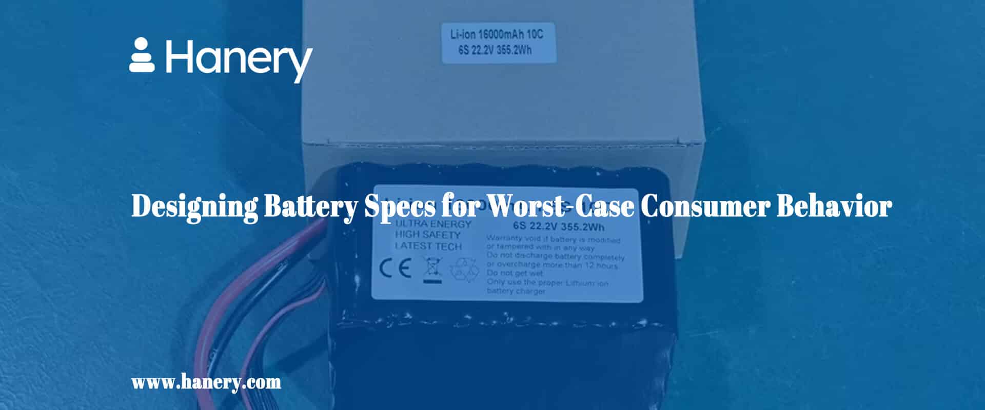 Designing Battery Specs for Worst-Case Consumer Behavior