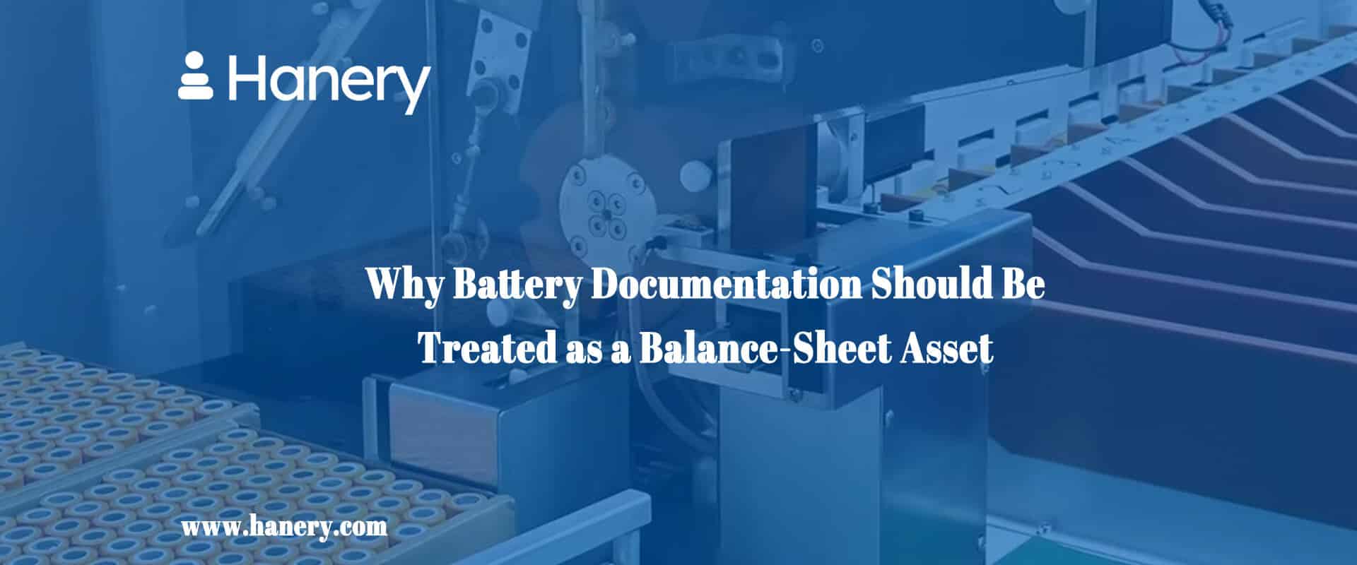 Why Battery Documentation Should Be Treated as a Balance-Sheet Asset